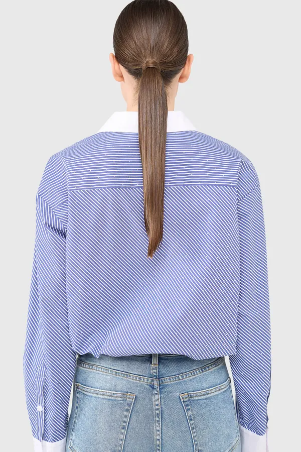 Kygo Blouse Streep Strass