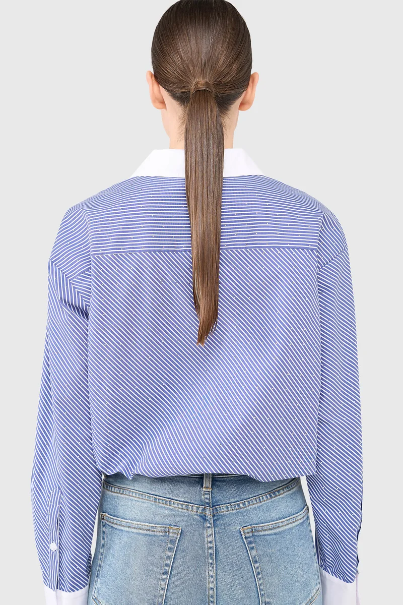 Kygo Blouse Streep Strass
