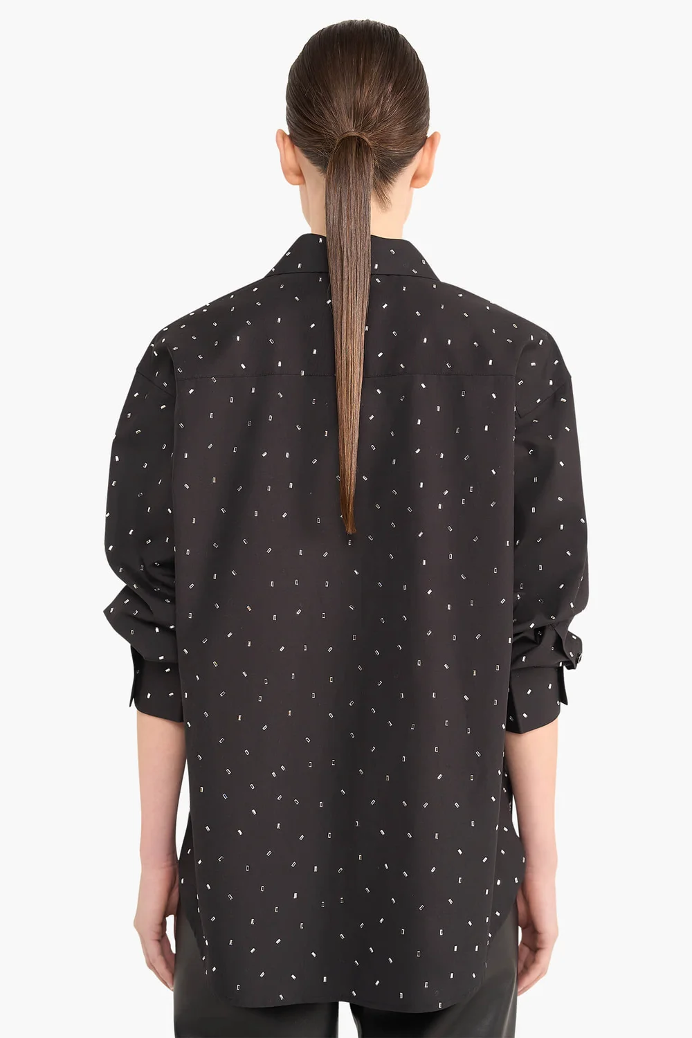 Katoenen Blouse Dames Steentjes Kygo Zwart