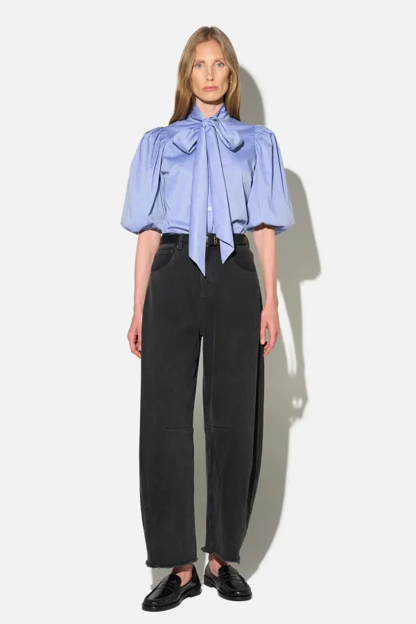 Blouse Dames Strik Katoen Blauw Lars
