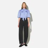 Blouse Dames Strik Katoen Blauw Lars
