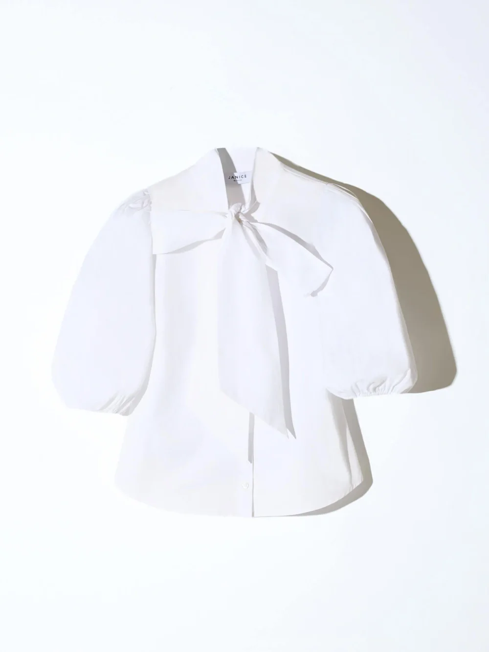 Blouse Dames Strik Katoen Wit Lars