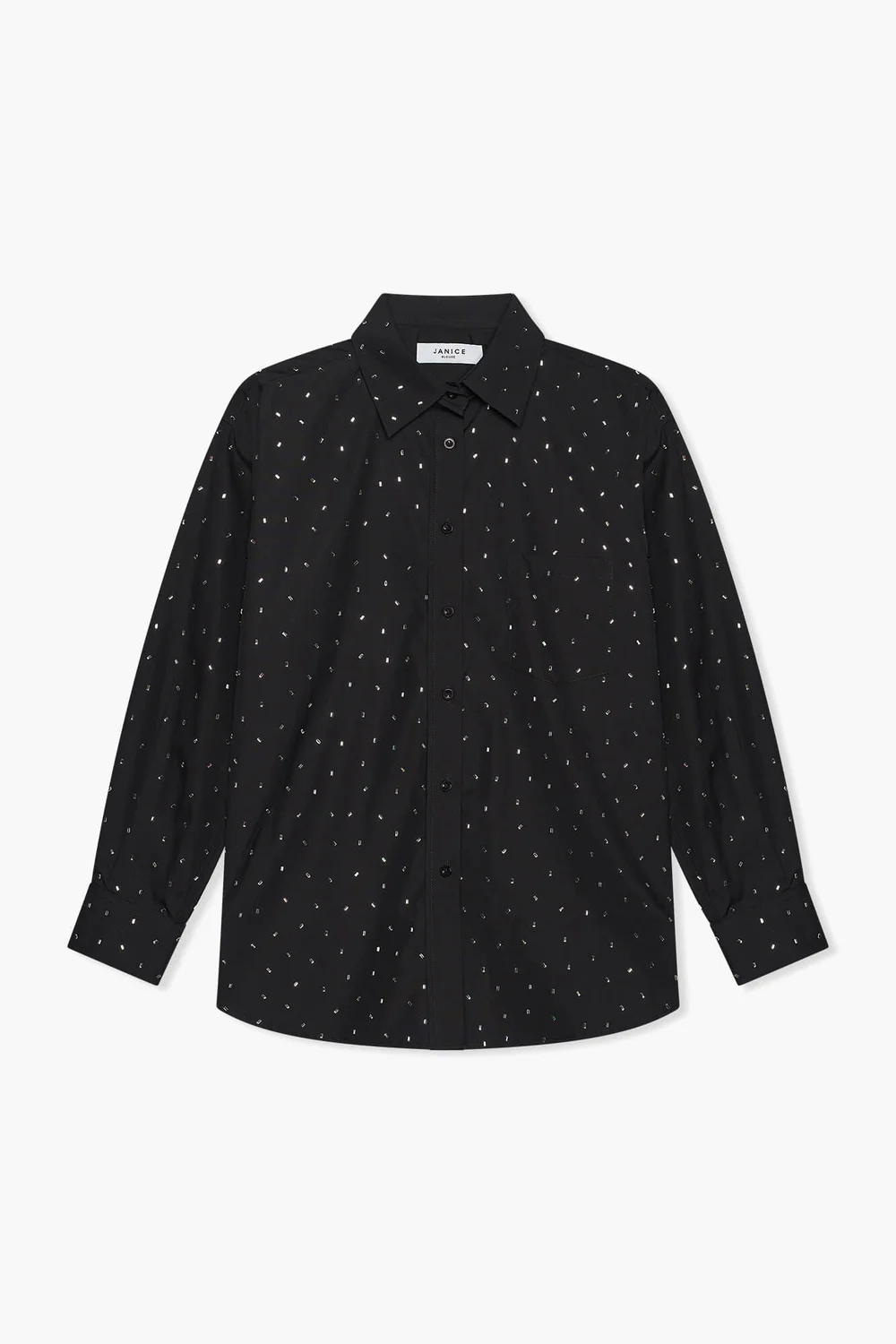 Katoenen Blouse Dames Steentjes Kygo Zwart