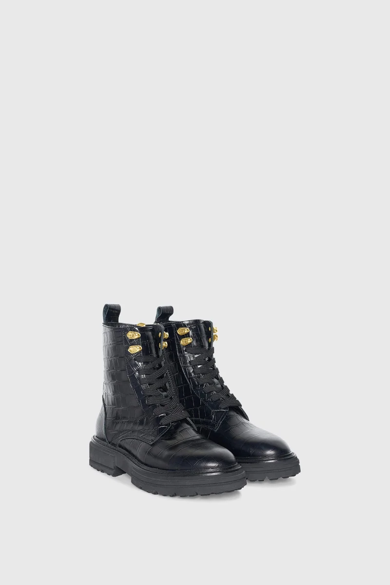Duke Zwart Croco