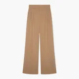 Broek Dames Wijde Pijp Dollar Beige