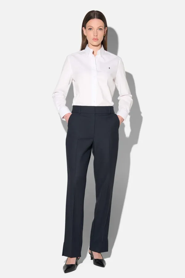 Broek Dames Blauw Ruit Marc