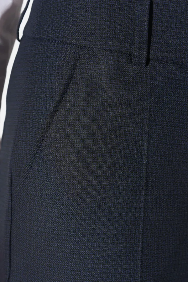 Broek Dames Blauw Ruit Marc