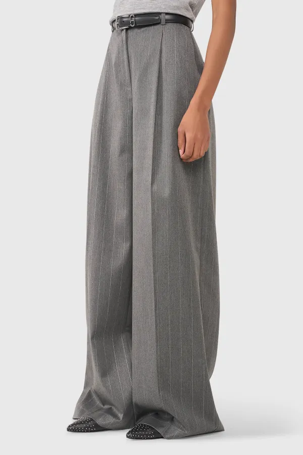 Mel Grijs Streep Lurex