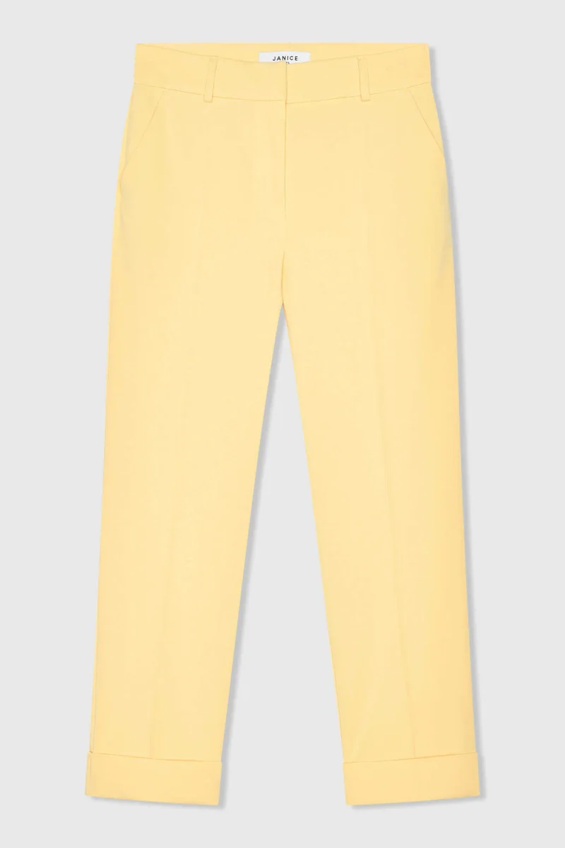 Broek Dames Steekzakken Sean Geel