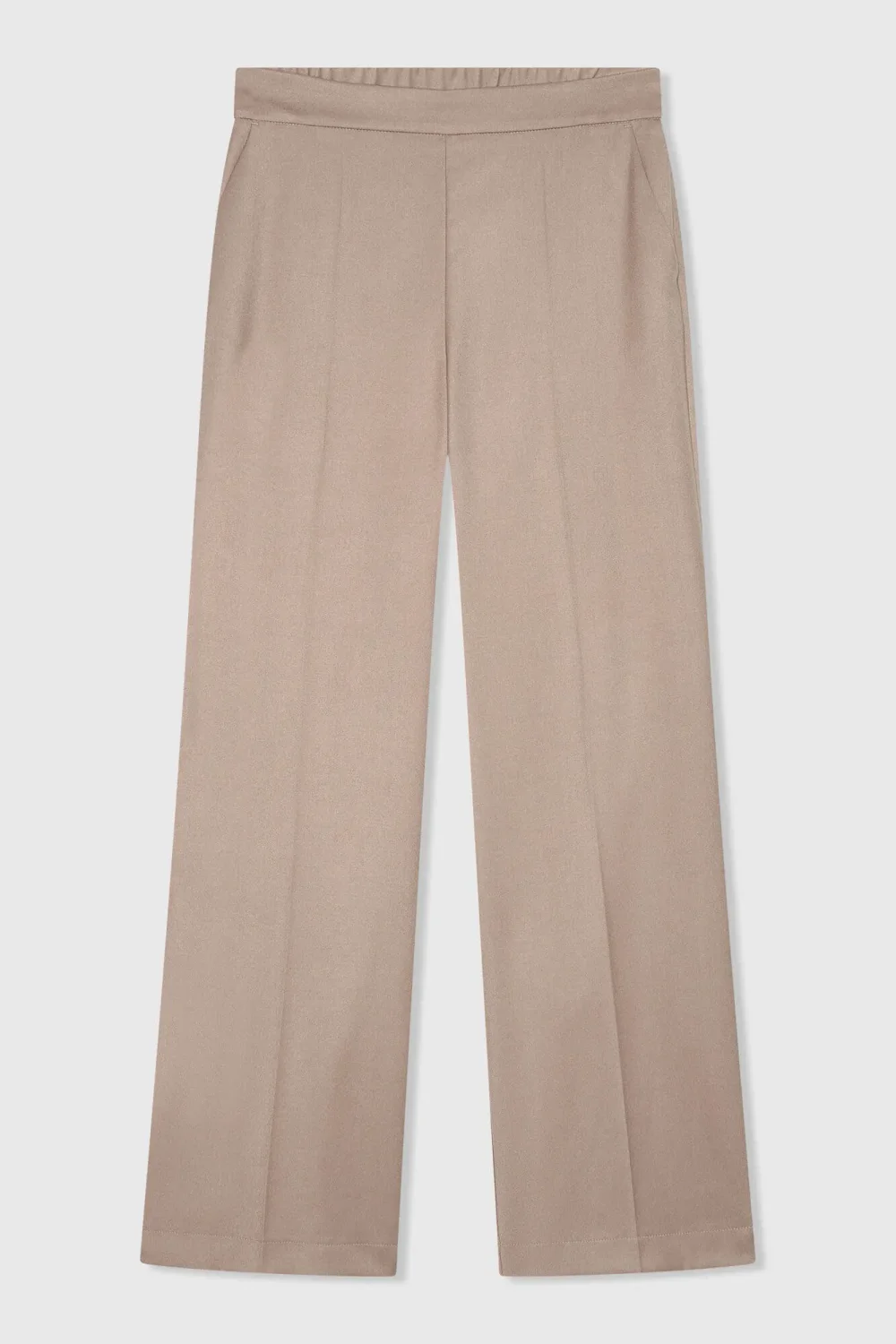Broek Dames Wijde Pijp Bruin Pete