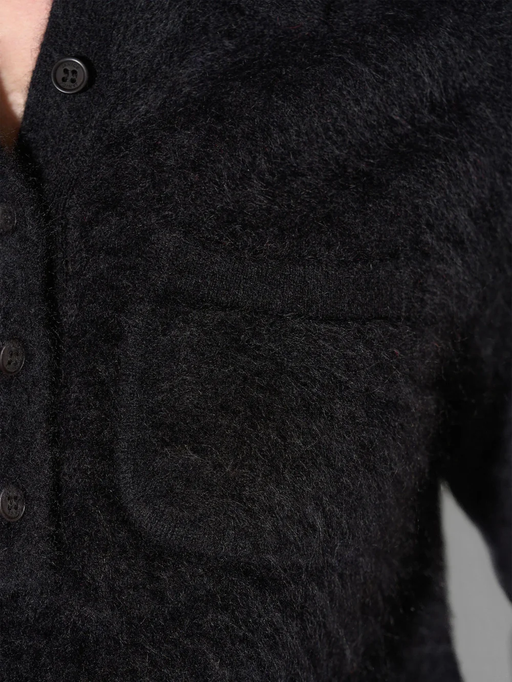 Brushed Cashmere Dames Polo Truitje Rebel Zwart
