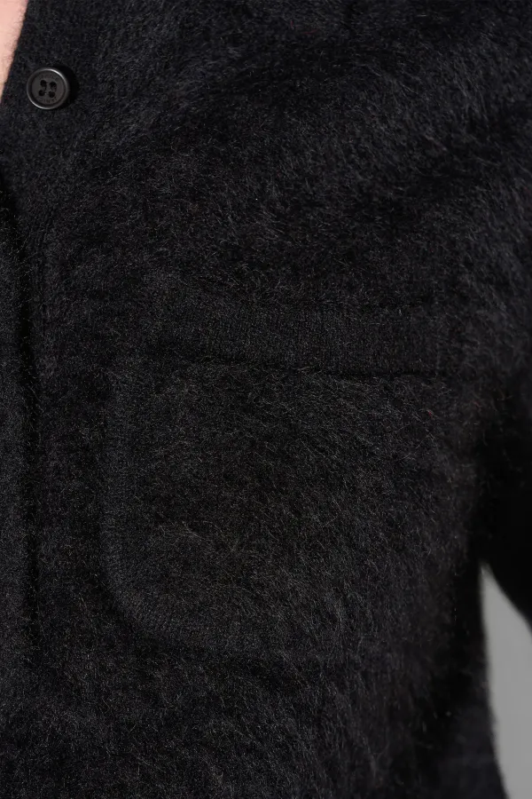 Brushed Cashmere Dames Polo Truitje Rebel Zwart