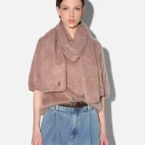 Brushed Cashmere Dames Sjaal Santos Taupe