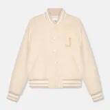 Cashmere Bomberjack Dames Double Face Beige Collin Beige