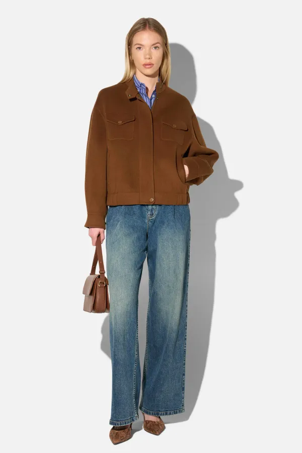 Cashmere Dames Jack Oversized Roan Tabacco