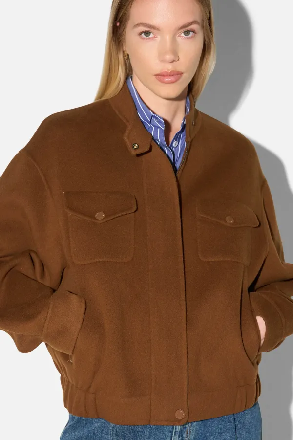 Cashmere Dames Jack Oversized Roan Tabacco