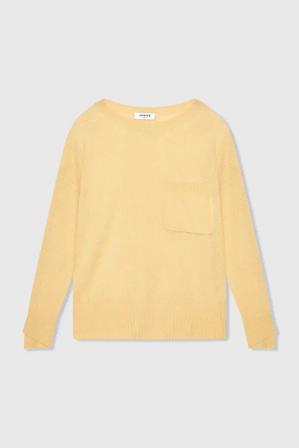Cashmere Dames Trui Wijde Hals Dayton Geel