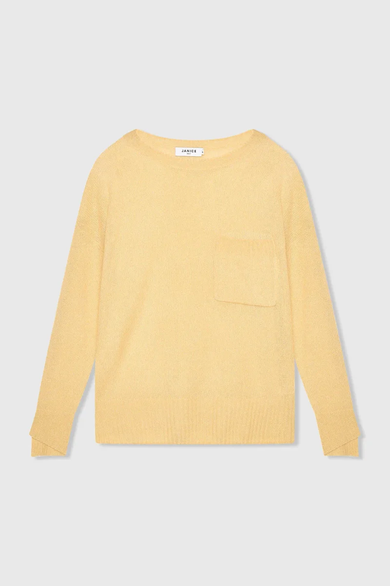 Cashmere Dames Trui Wijde Hals Dayton Geel