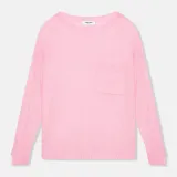 Cashmere Dames Trui Wijde Hals Dayton Roze