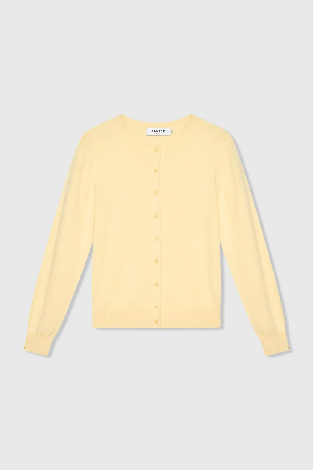 Cashmere Dames Vest Geel Lucas
