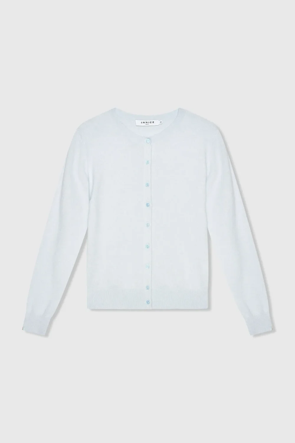 Cashmere Dames Vest Licht Blauw Lucas
