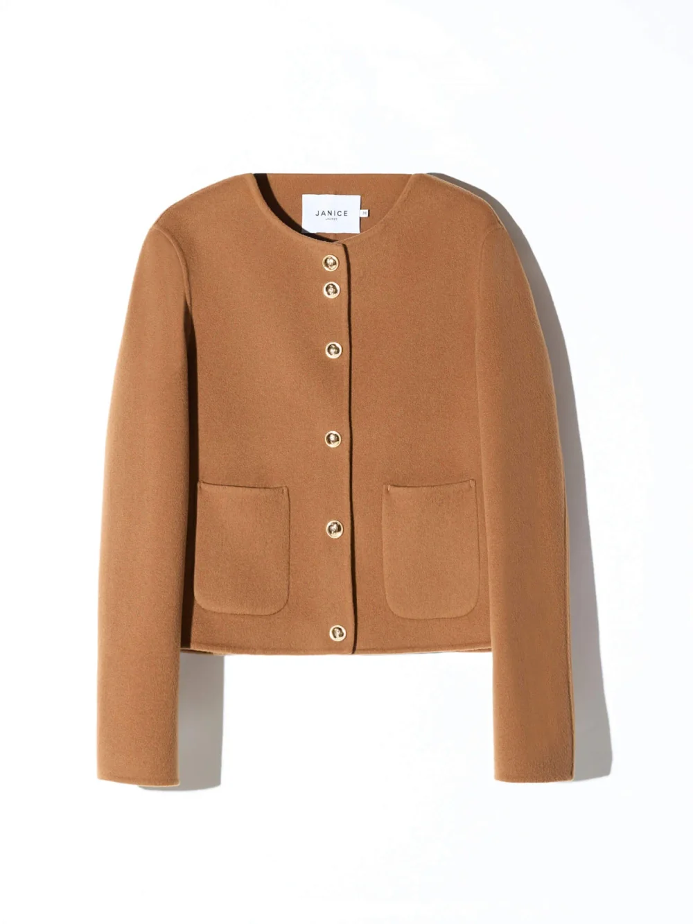 Cashmere Jack Dames Kort Vince Double Face Cognac