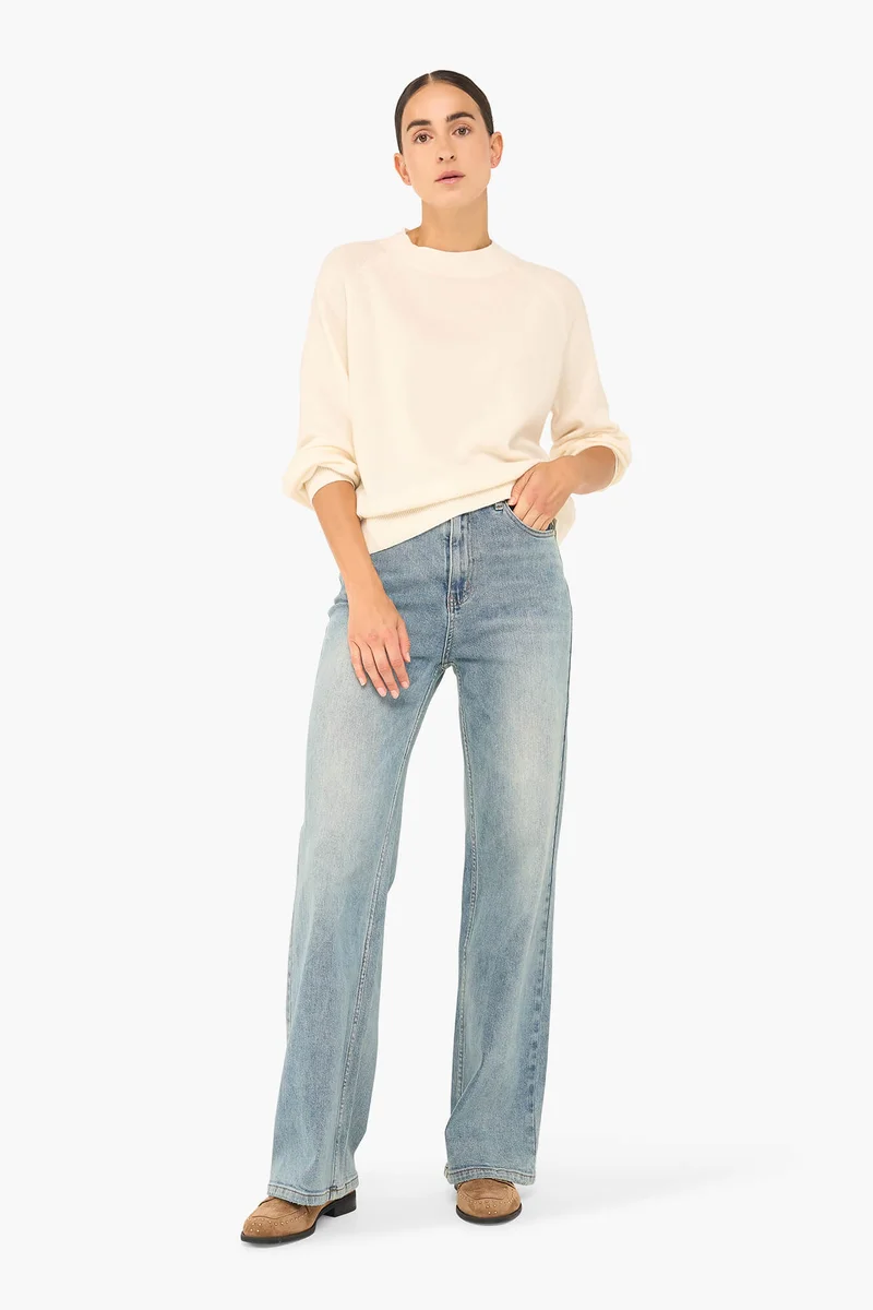 Cashmere Trui Dames Harvey Off White