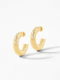 Gouden Oorbellen Creolen Creolen Hoops Chandler Medium