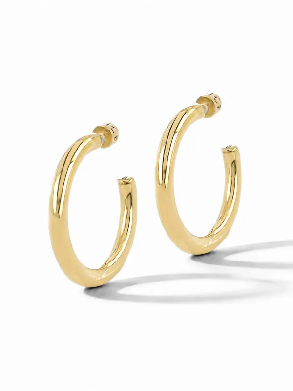 Gouden Oorbellen Hoops Creolen Harlem Large