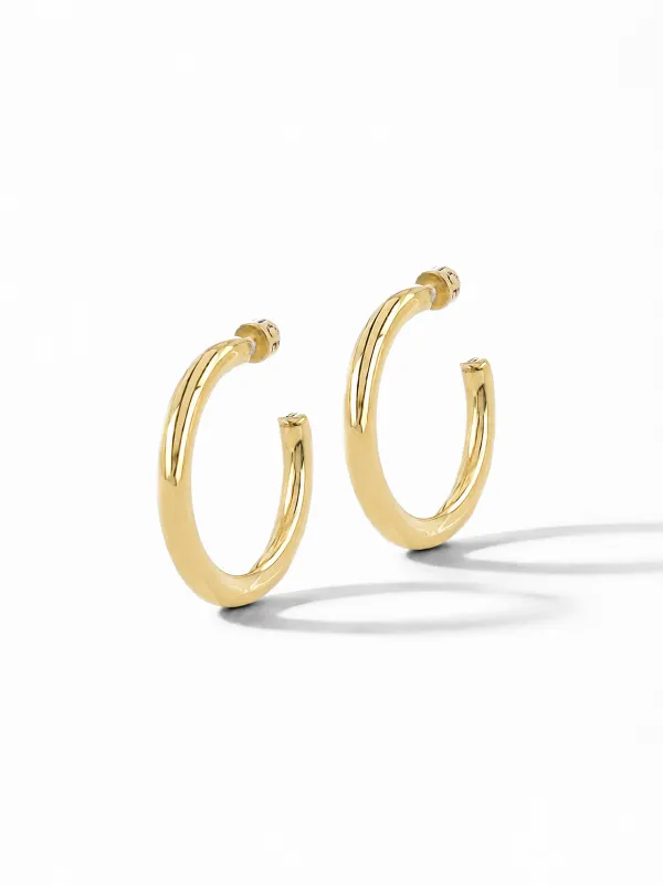 Gouden Oorbellen Hoops Creolen Harlem Small