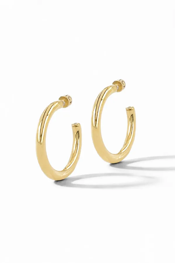 Gouden Oorbellen Hoops Creolen Harlem Small