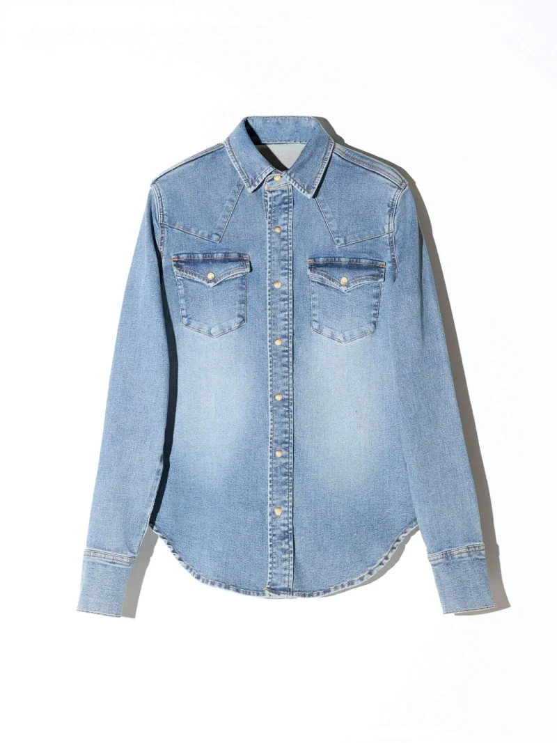 Denim Blouse Dames Stretch Levi 114