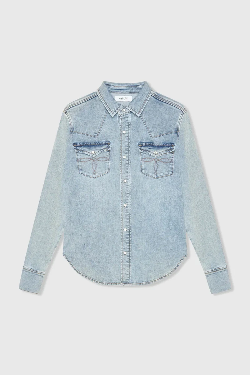 Denim Blouse Dames Stretch Levi 565