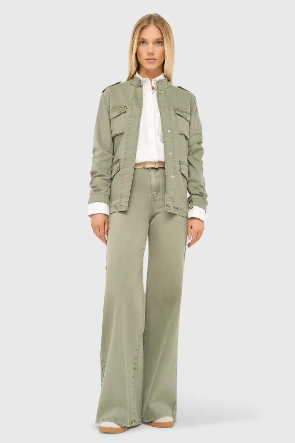 Denim Spijkerjas Dames Dwayne Groen 943