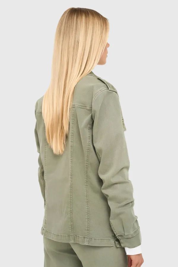 Denim Spijkerjas Dames Dwayne Groen 943