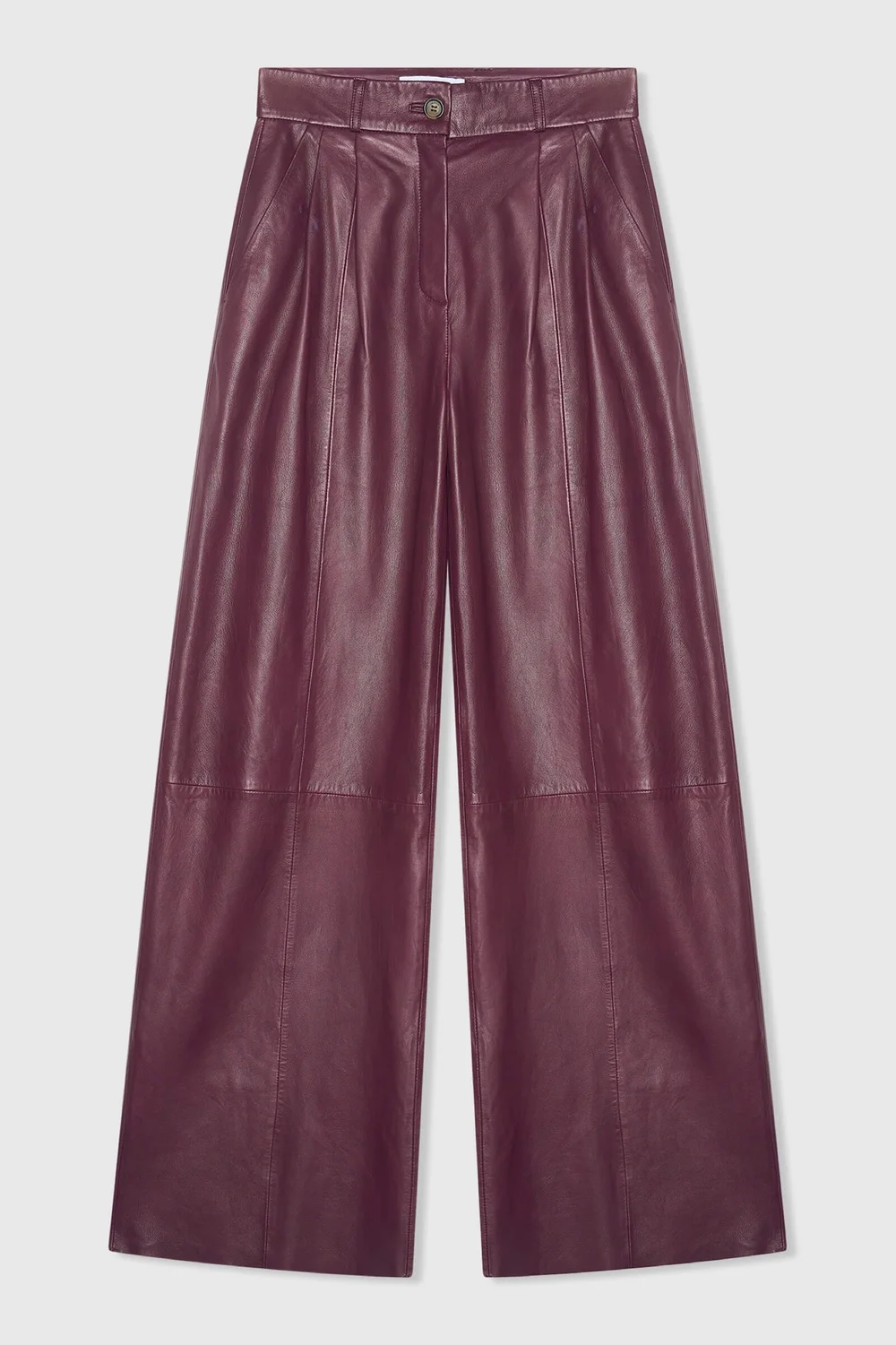 Dollar Burgundy Leer