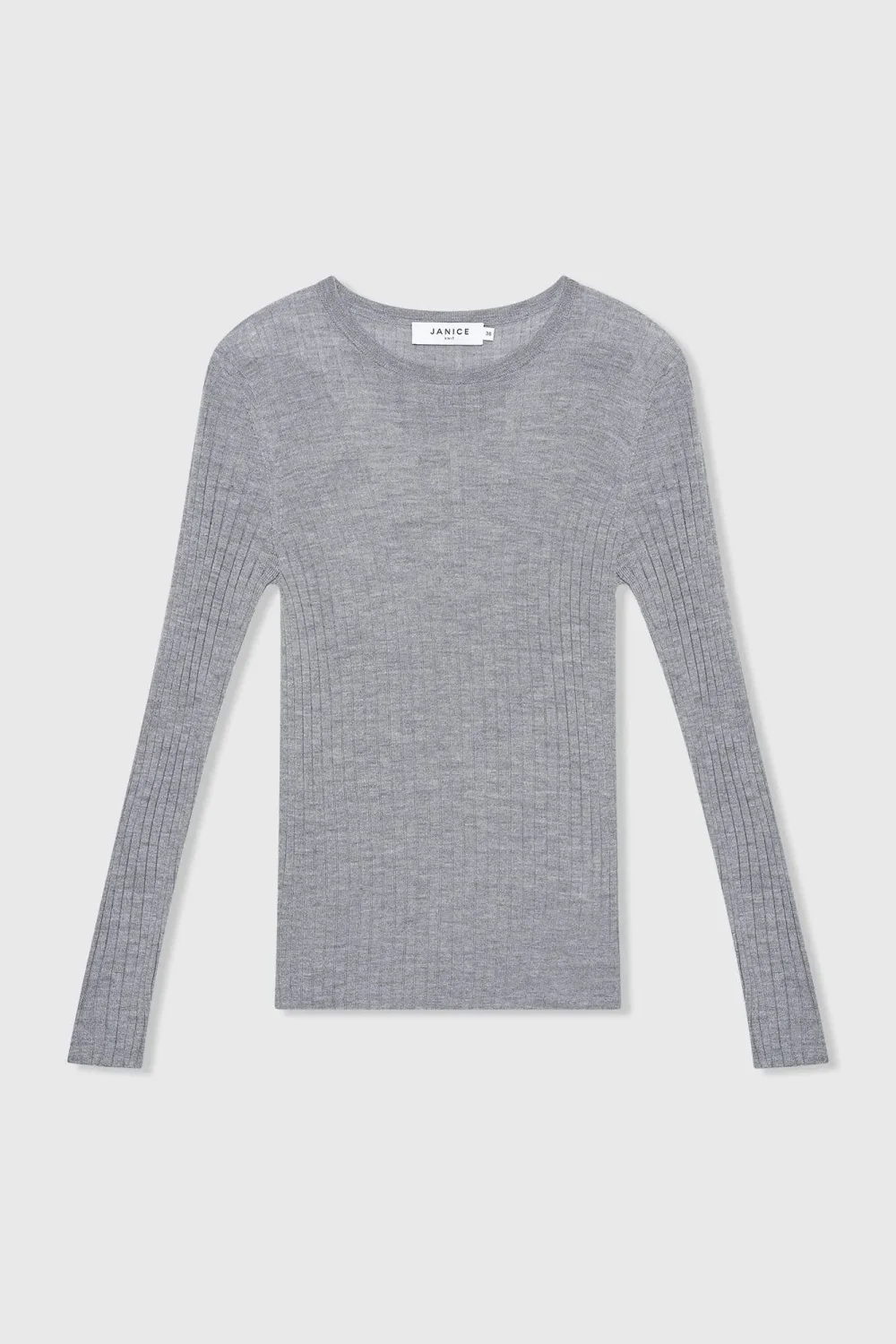 Merino Wol Truitje Longsleeves Lyle Grijs