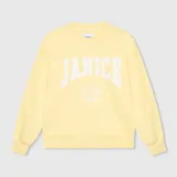 Gele Dames Sweater Katoen Owen Logo