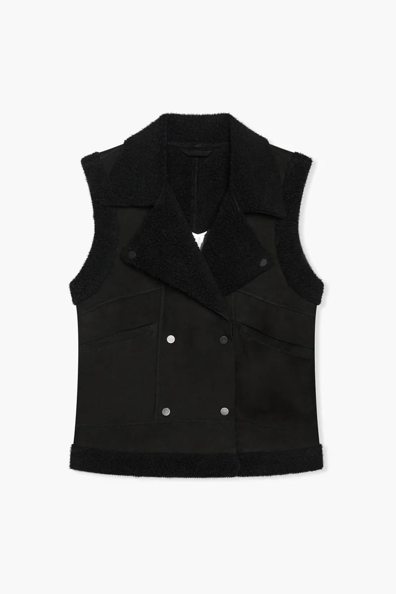 Lammy Dames Vest Suede Nick Zwart