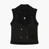 Lammy Dames Vest Suede Nick Zwart