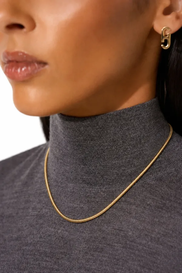 Gouden Ketting Slangen Schakel Neo Snake