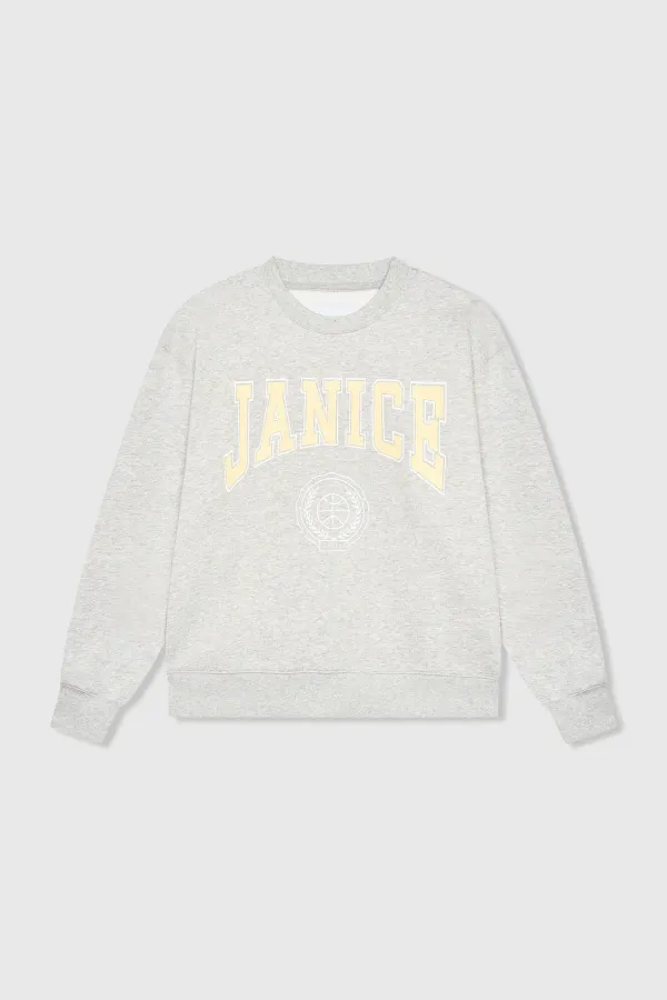 Grijze Dames Sweater Katoen Owen Logo