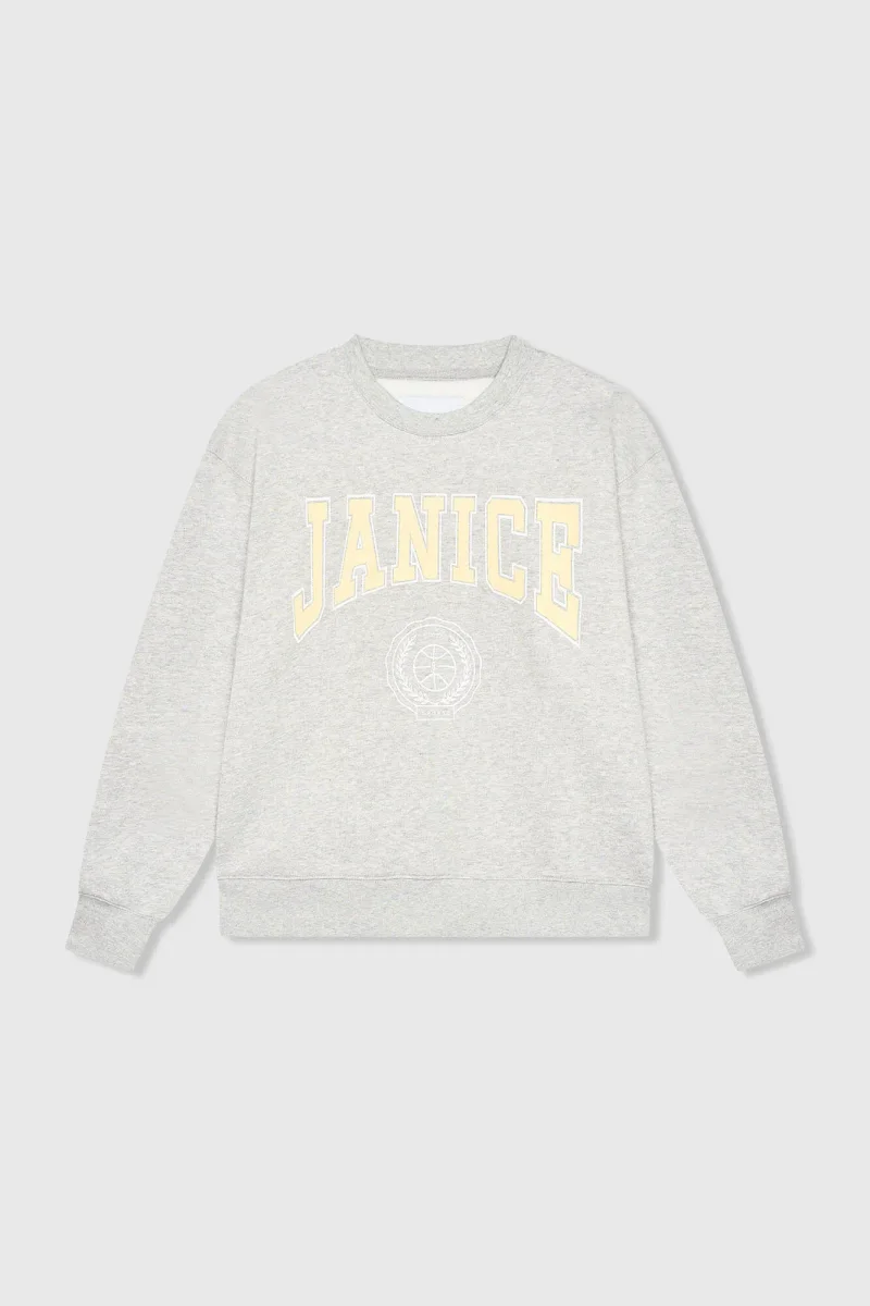 Grijze Dames Sweater Katoen Owen Logo