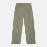 Groene Katoenen Paperbag Broek Steekzakken Barrel Balti