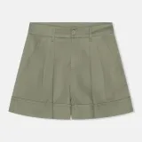 Groene Katoenen Shorts Dames Arthur
