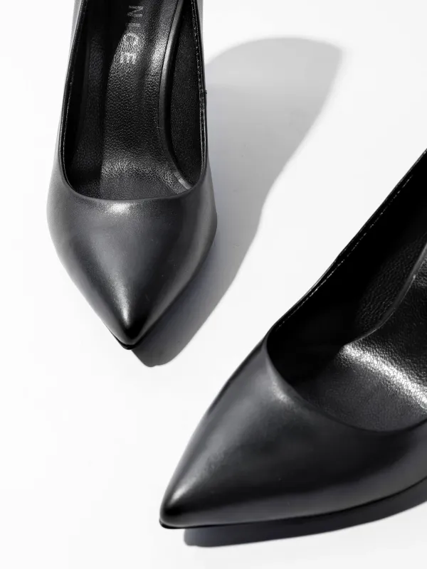 Leren Dames Pumps Dean Zwart