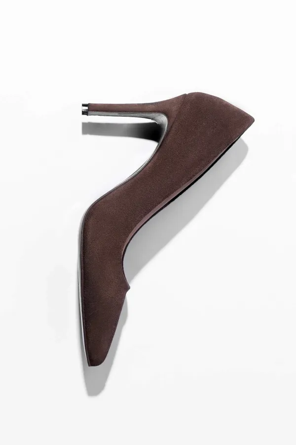 Leren Dames Pumps Dean Donker Bruin