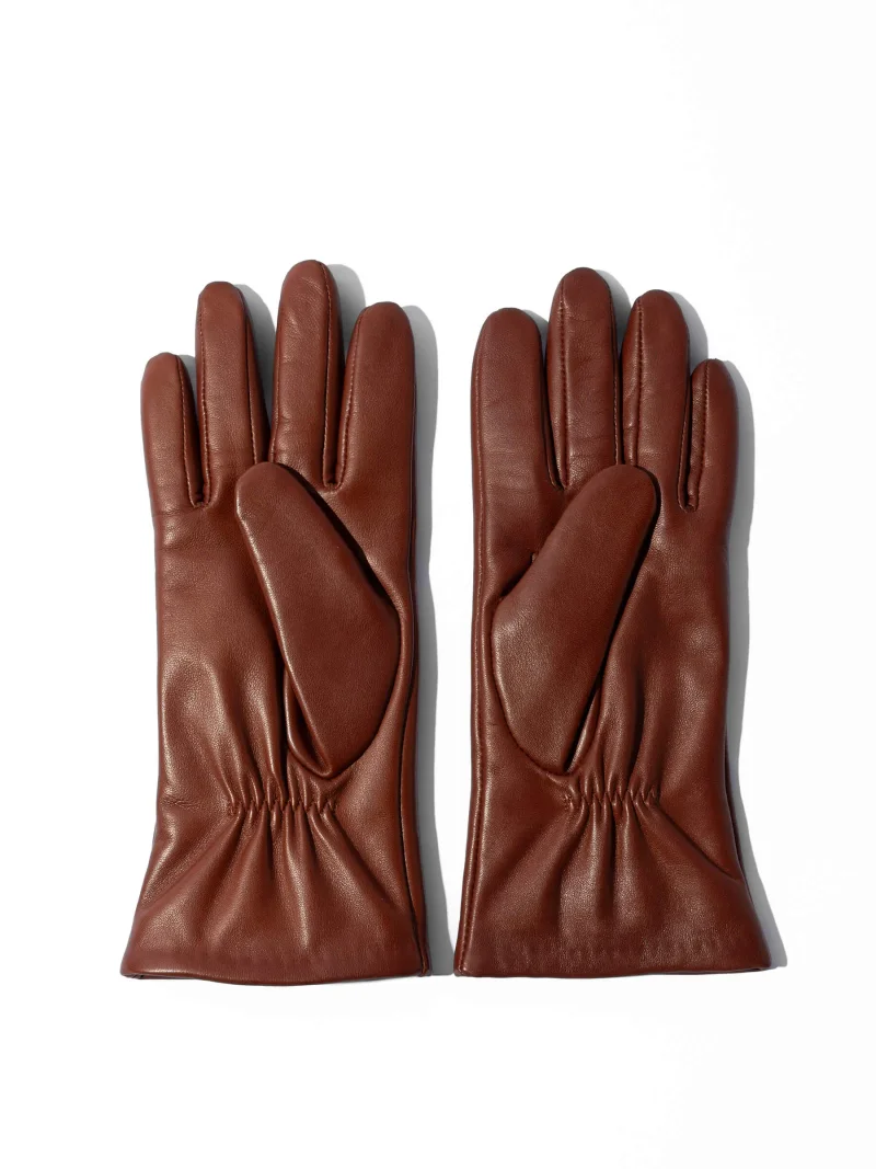 leren handschoenen dames atlas cognac