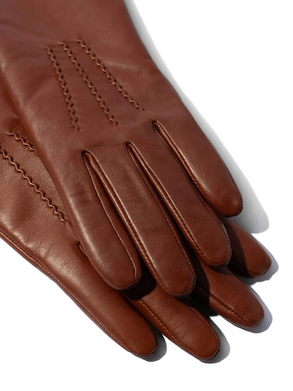 leren handschoenen dames atlas cognac