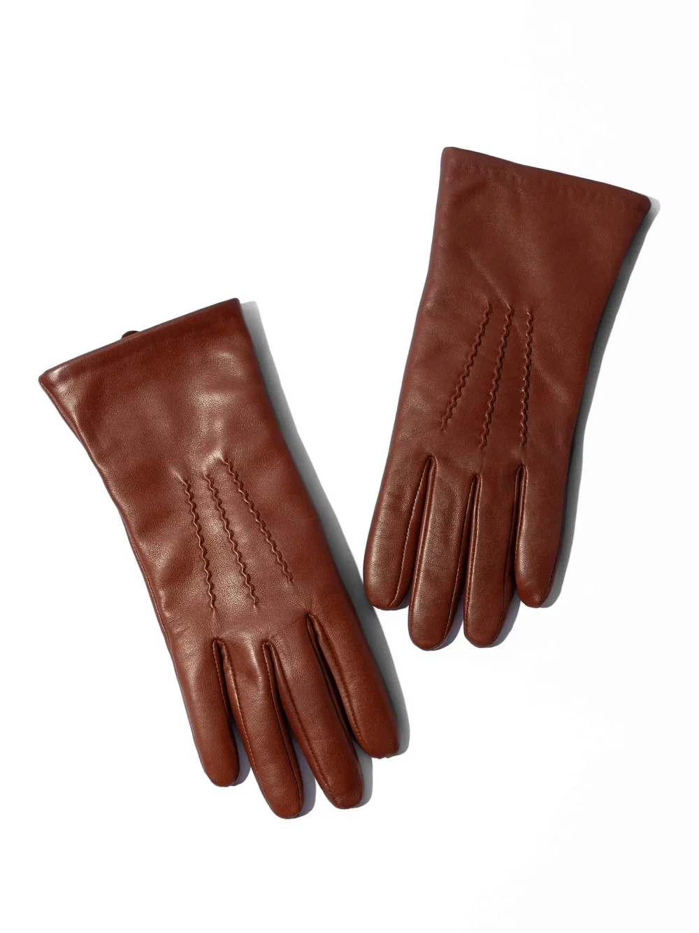 leren handschoenen dames atlas cognac